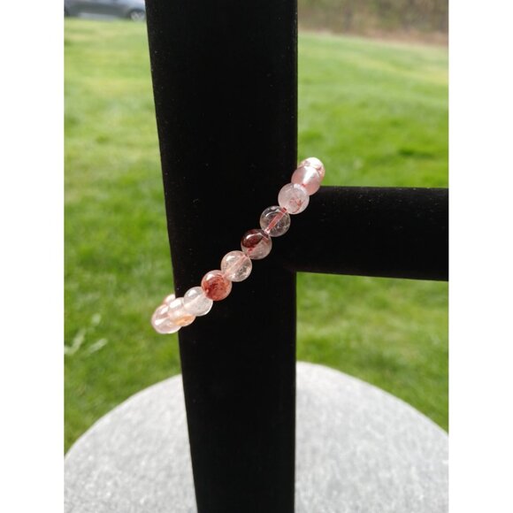 Ferruginous Quartz Bracelet. (7mm) - Picture 2 of 3